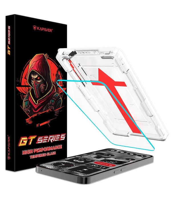 Nothing Phone 2 Tempered Glass Screen Protector Guard | Glass HD - 1 Pack (with 1 EasyDo Applicator)