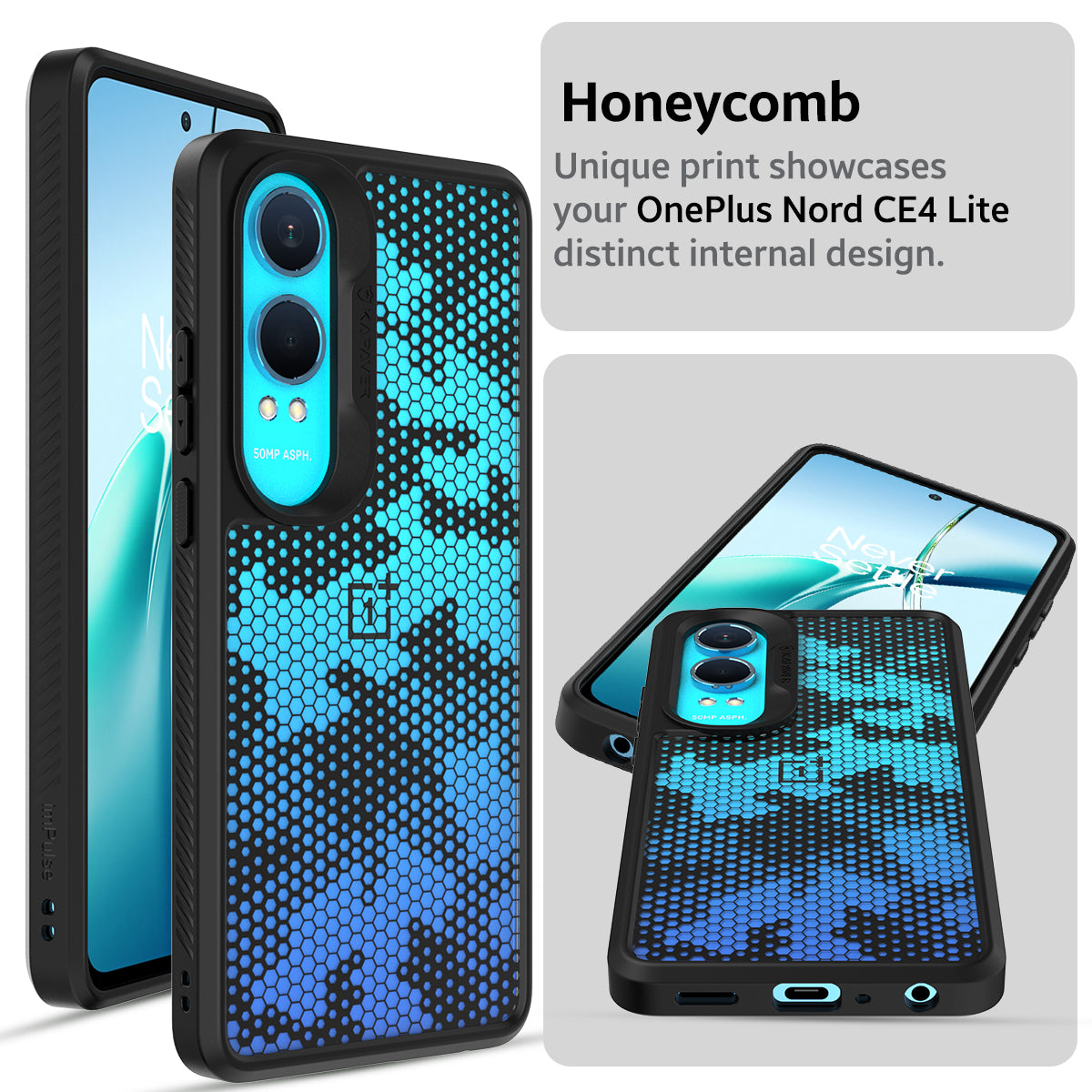 DEDUX Hülle Für OnePlus Nord CE4 Lite – Farbverlauf Glas + TPU, Stoßfest, Kratzfest, Mit MagSafe