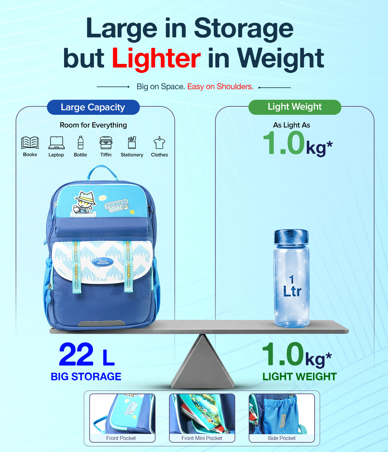 lightweight school bags