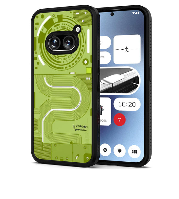 Nothing Phone 2a / 2a Plus 5G Back Cover Case | CyBer-i Edition - Black (02)