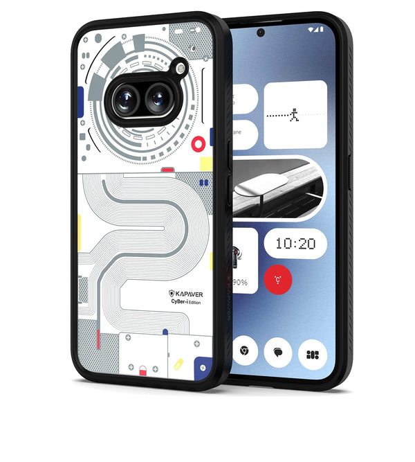 (Refurbished) Nothing Phone 2a / 2a Plus 5G Back Cover Case | CyBer-i Community Edition - Black