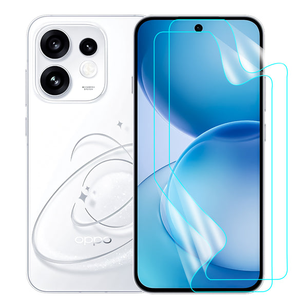 Oppo Reno 16c 5G Screen Protector Guard [Clear] | Easy Do Film - 2 Pack [NOT TEMPERED GLASS]
