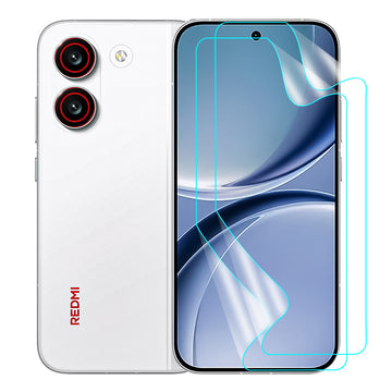 Redmi Turbo 5 Screen Protector Guard [Clear] | Easy Do Film - 2 Pack [NOT TEMPERED GLASS]