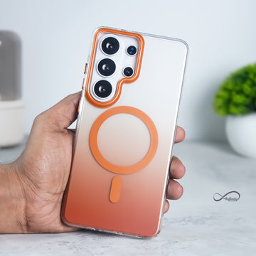 Samsung Galaxy S26 Ultra Back Cover Case | Gradient Mag-X - Orange
