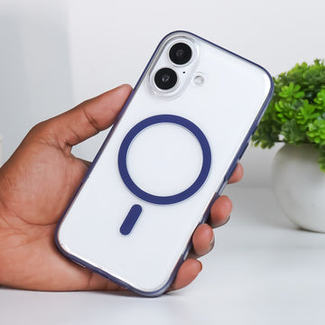 iPhone 17 Back Cover Case | Grip Case Mag-X - Blue