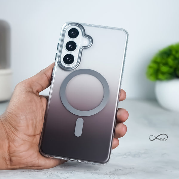 Samsung Galaxy S26 Plus Back Cover Case | Gradient Mag-X - Gray