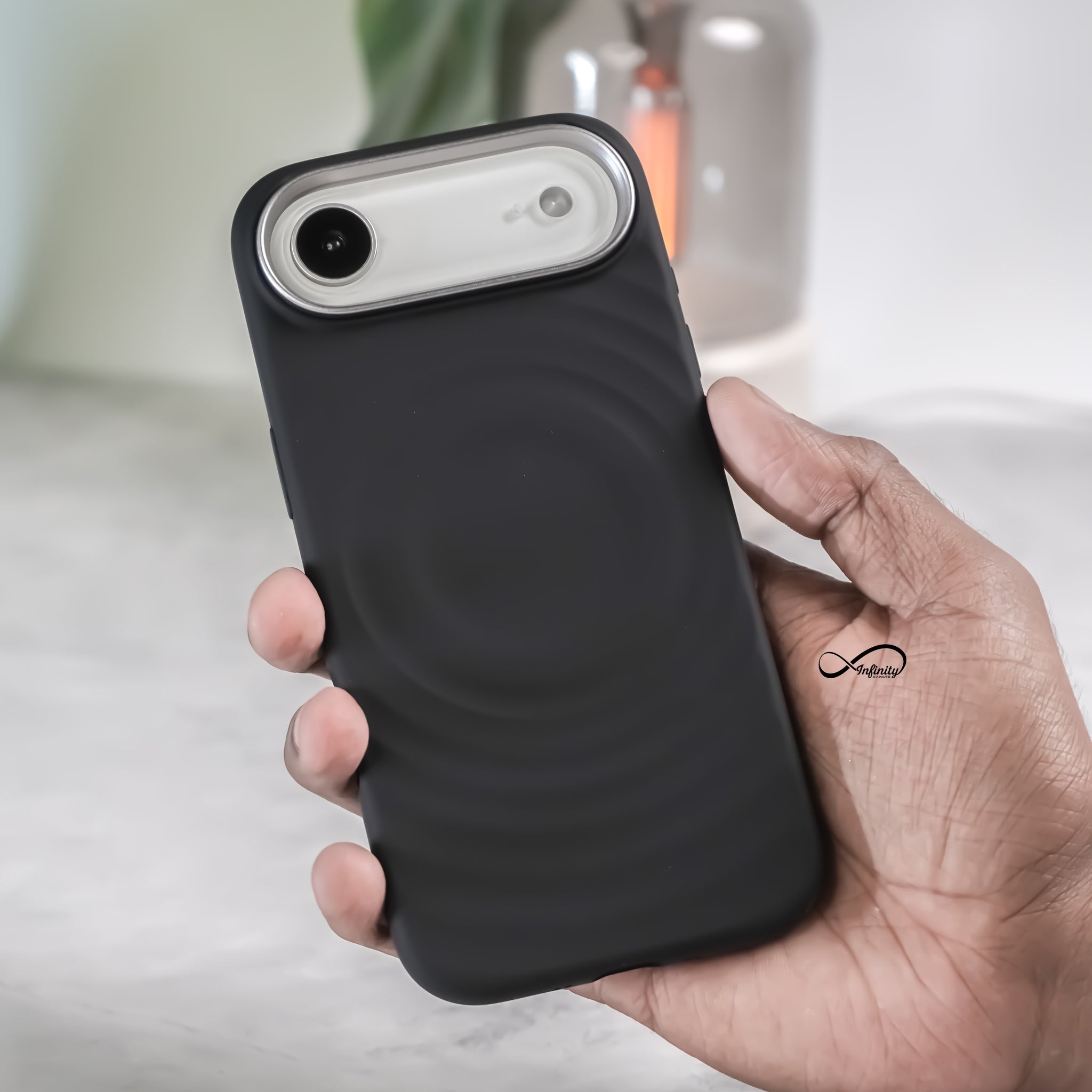 iPhone 17 Air Back Cover Case | Silicone Mag-X - Black