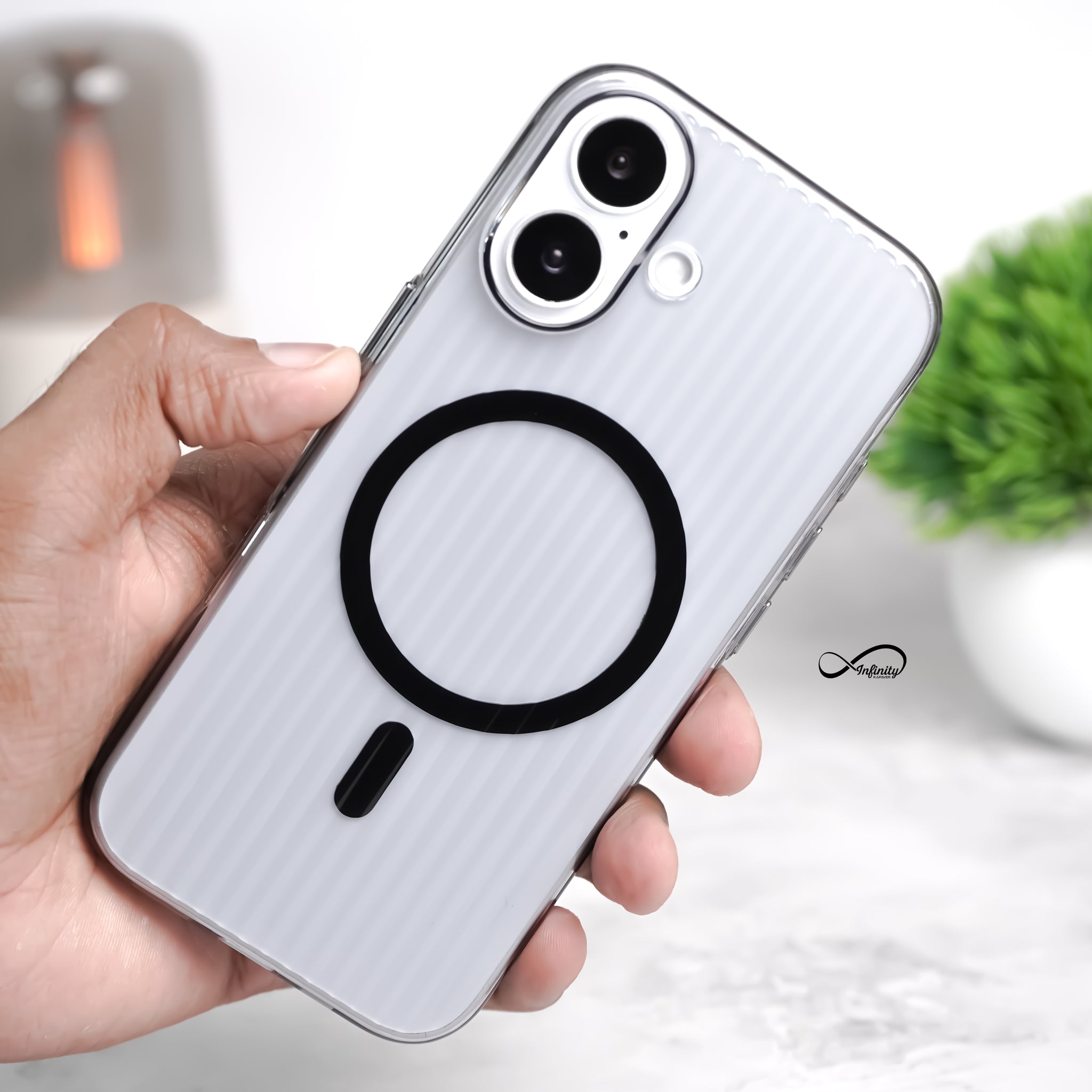 iPhone 17 Back Cover Case | Suitcase Mag-X - Matte Gray