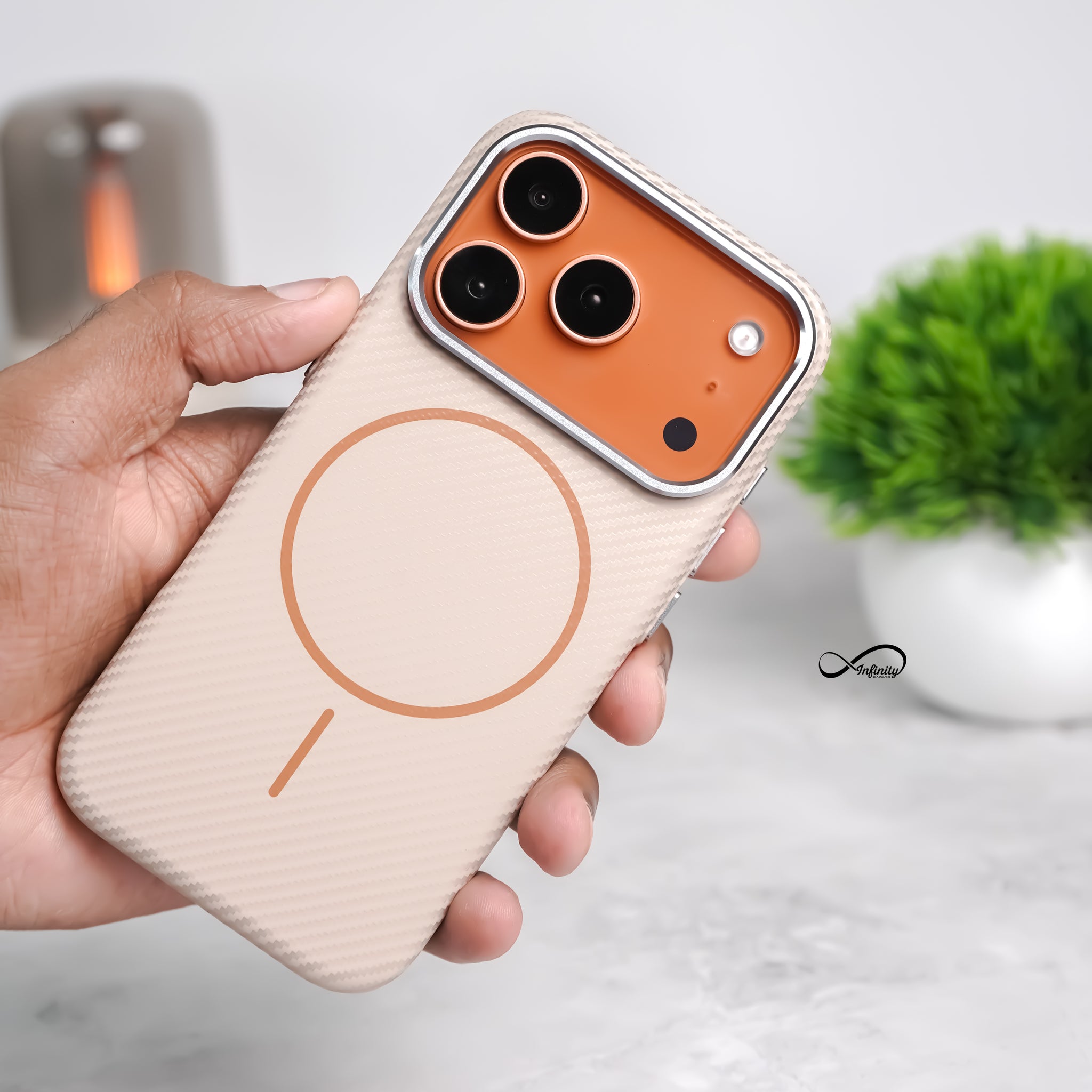 iPhone 17 Pro Back Cover Case | Elektro Armor Mag-X - Gold