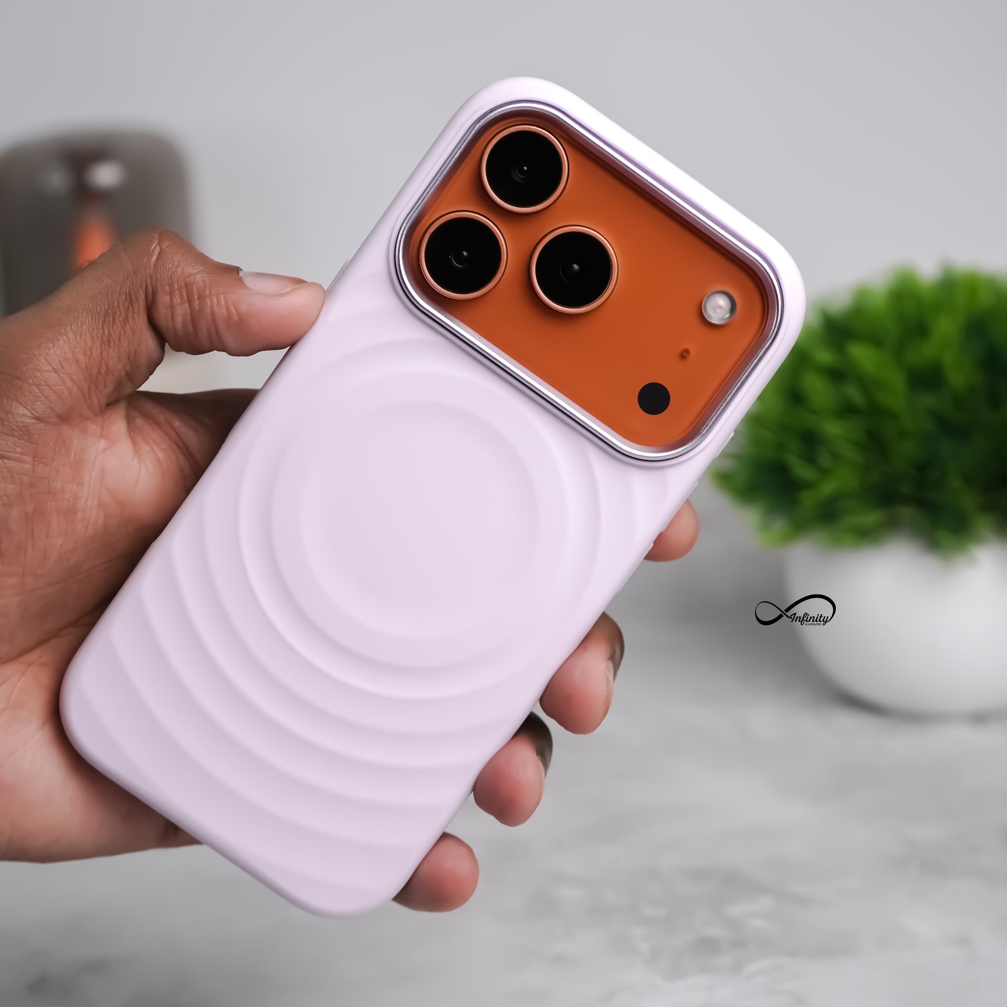 iPhone 17 Pro Back Cover Case | Silicone Mag-X - Purple