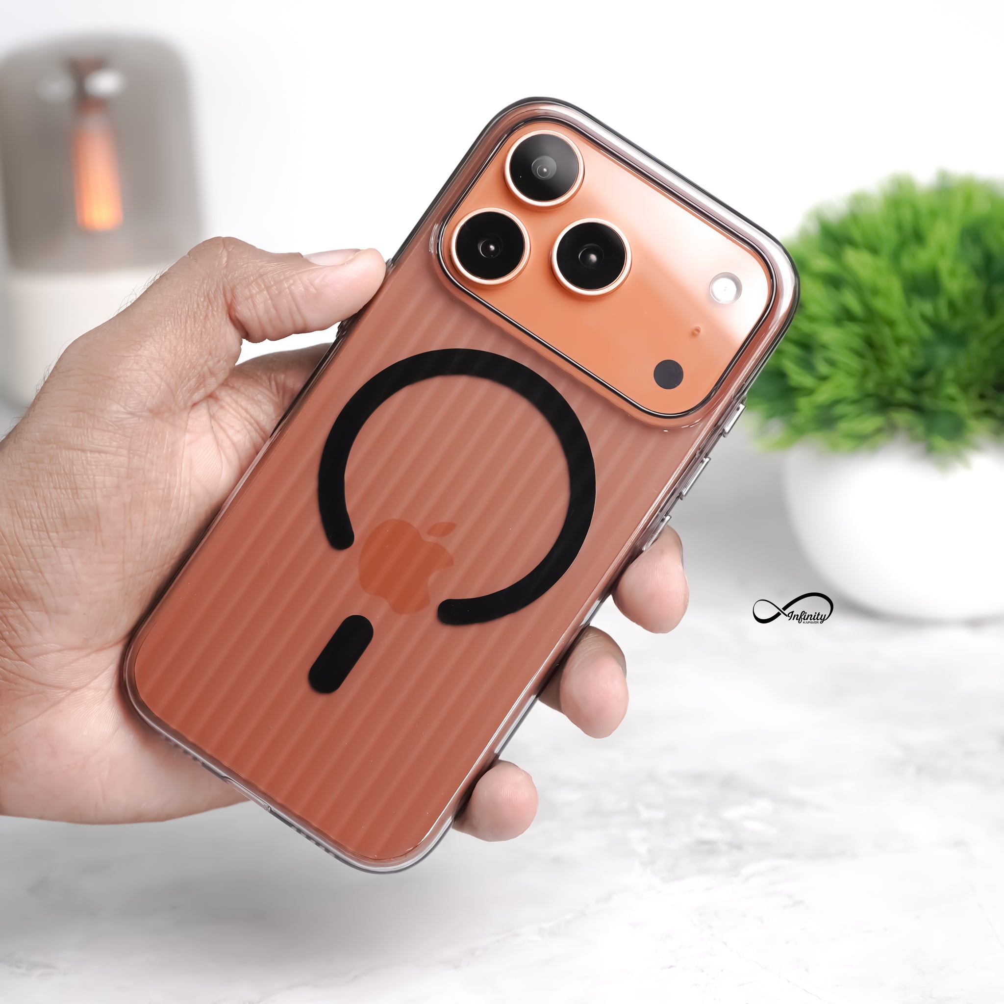 iPhone 17 Pro Back Cover Case | Suitcase Mag-X - Matte Gray