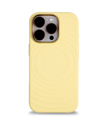 iPhone 16 Pro Back Cover Case | Silicone Mag-X - Yellow