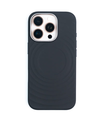 iPhone 16 Pro Back Cover Case | Silicone Mag-X - Black