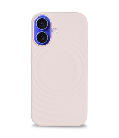 iPhone 16 Back Cover Case | Silicone Mag-X - Pink