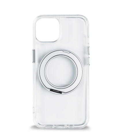 iPhone 14 Back Cover Case | 360 Kickstand Mag-X - Clear