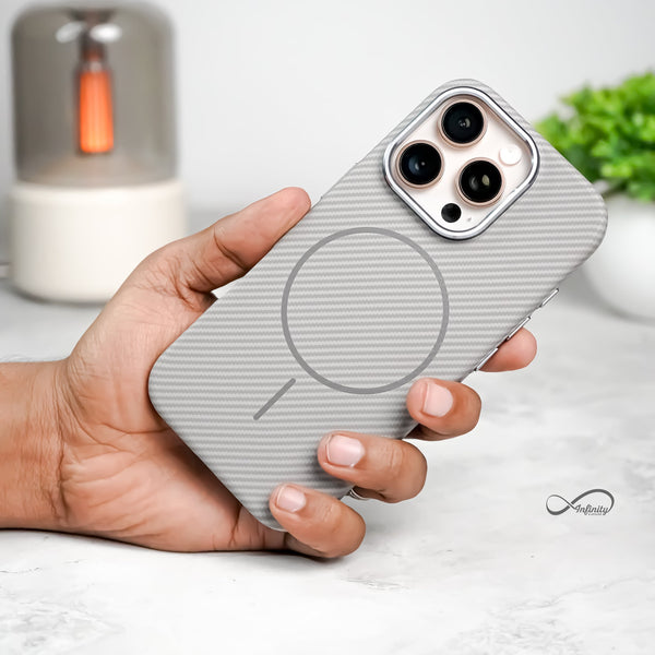 iPhone 15 Pro Back Cover Case | Elektro Armor Mag-X - Gray