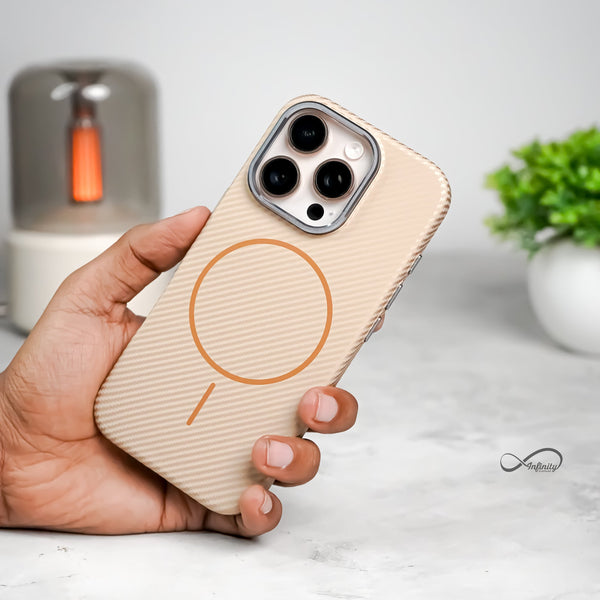 iPhone 15 Pro Max Back Cover Case | Elektro Armor Mag-X - Gold