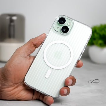 iPhone 15 Back Cover Case | Suitcase Mag-X - Matte Clear