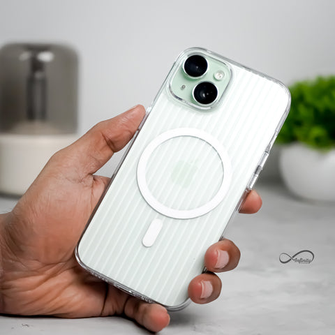 iPhone 15 Back Cover Case | Suitcase Mag-X - Matte Clear