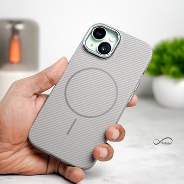 iPhone 15 Back Cover Case | Elektro Armor Mag-X - Gray