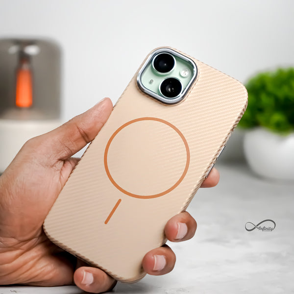 iPhone 15 Back Cover Case | Elektro Armor Mag-X - Gold