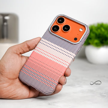 iPhone 17 Pro Max Back Cover Case | Carbon Fiber Mag-X - Sunset Gray