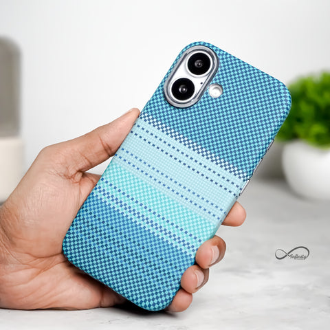 iPhone 17 Back Cover Case | Carbon Fiber Mag-X - Moonrise Green