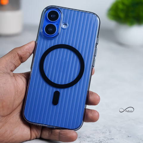 iPhone 16 Back Cover Case | Suitcase Mag-X - Matte Gray