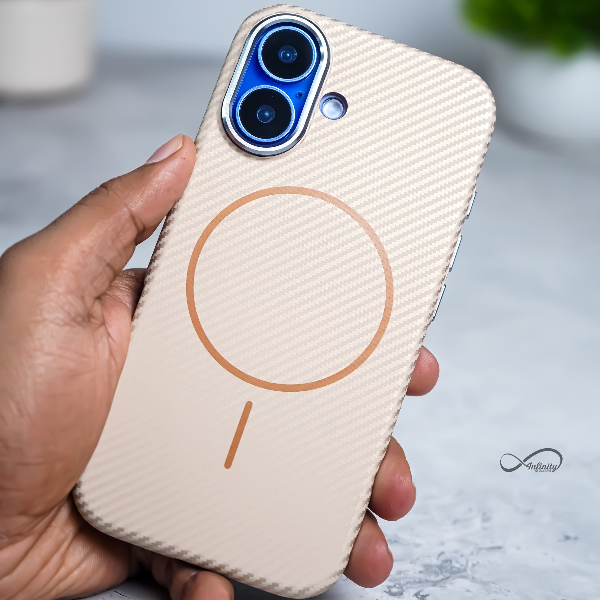 Best iPhone 16 Back Cover Case | Elektro Armor Mag-X - Gold