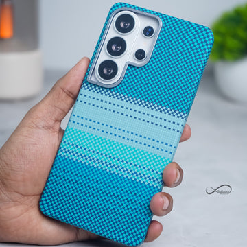 Samsung Galaxy S26 Ultra Back Cover Case | Carbon Fiber Mag-X - Moonrise Green