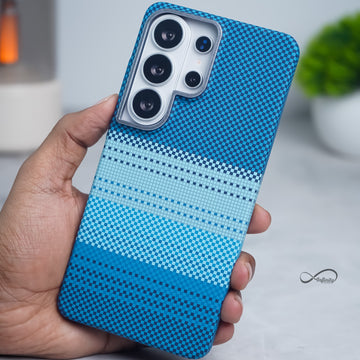 Samsung Galaxy S26 Ultra Back Cover Case | Carbon Fiber Mag-X - Moonrise Blue