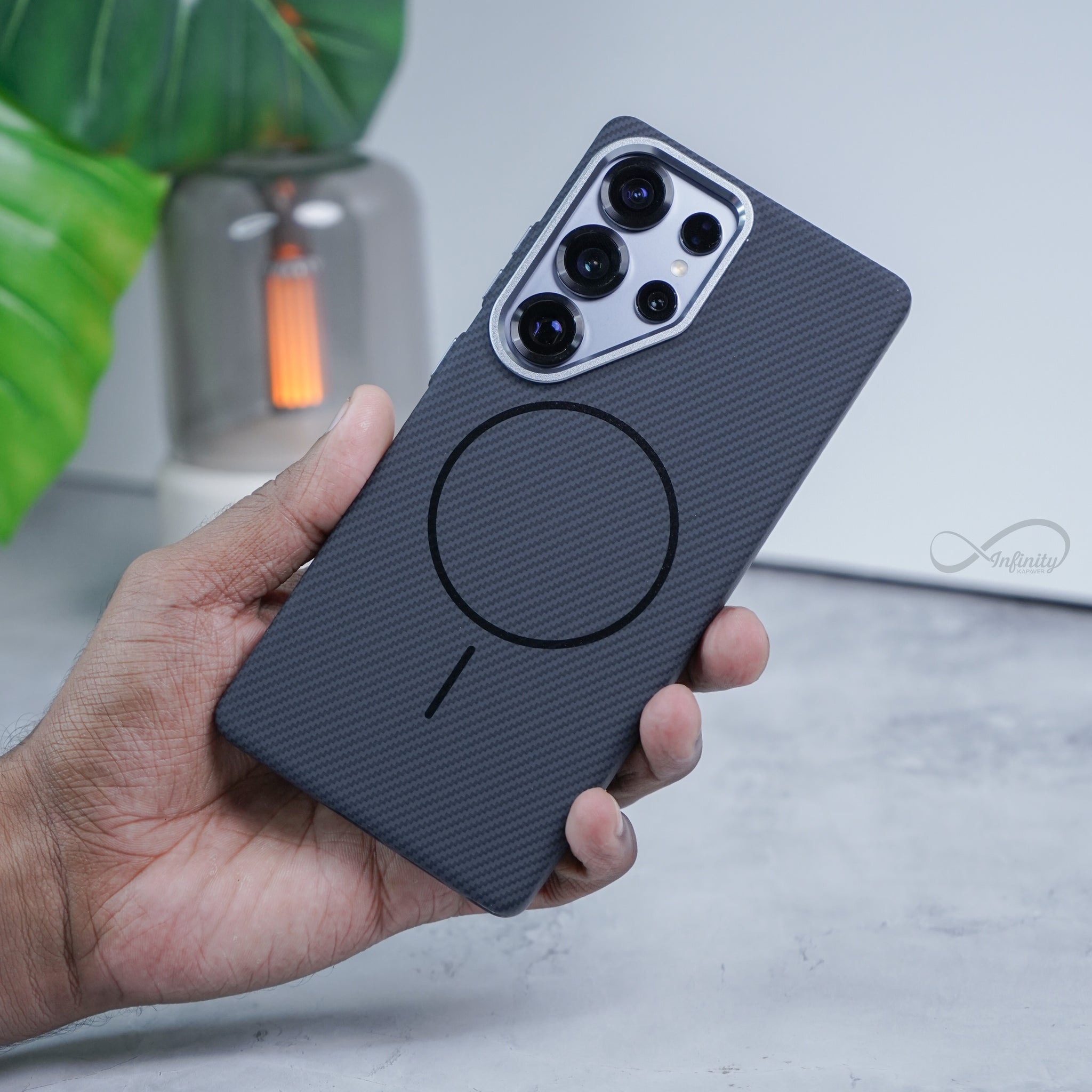 Samsung Galaxy S25 Ultra Back Cover Case | Elektro Armor Mag-X - Black