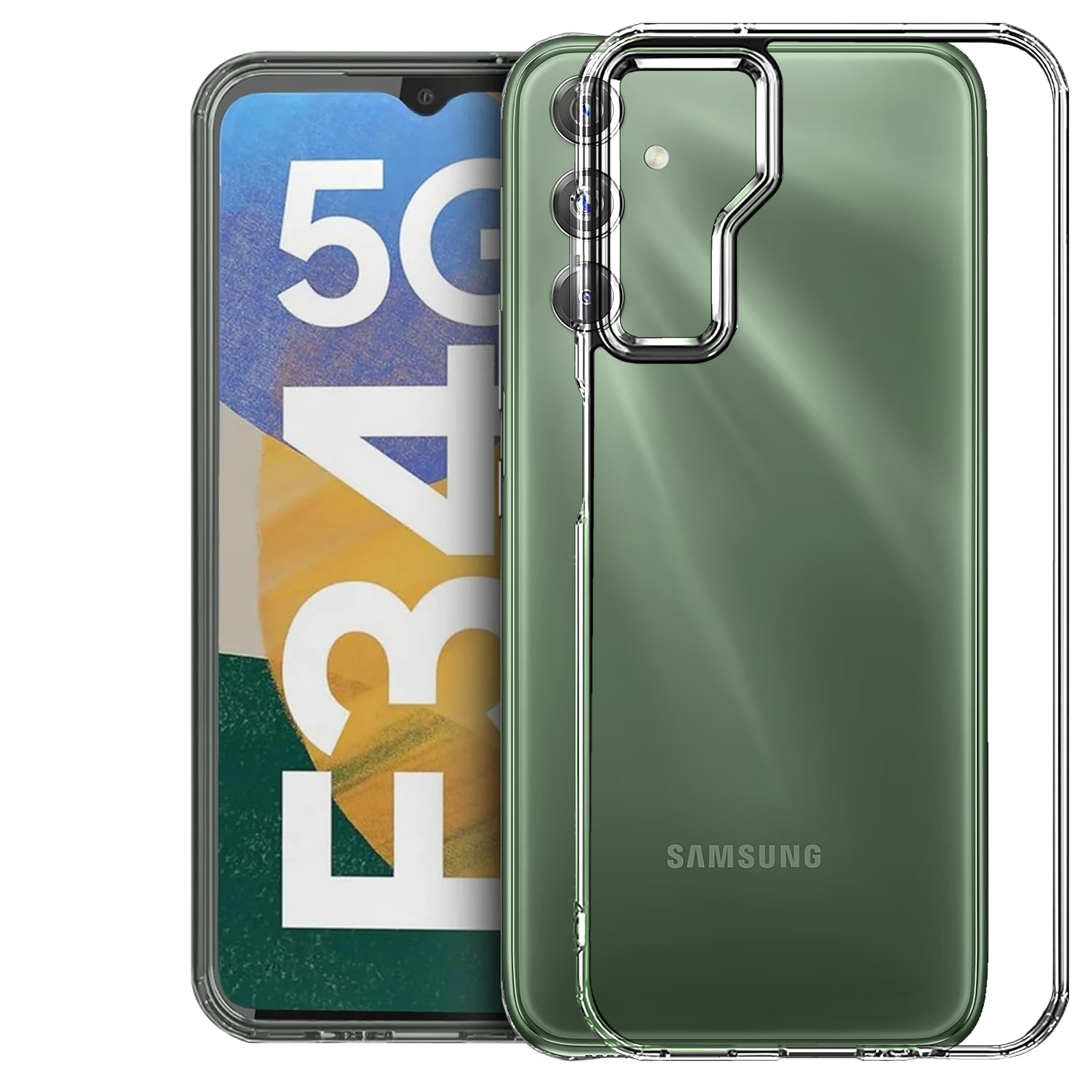 Samsung Galaxy F34 5G Back Cover Case | Frosted - Crystal Clear