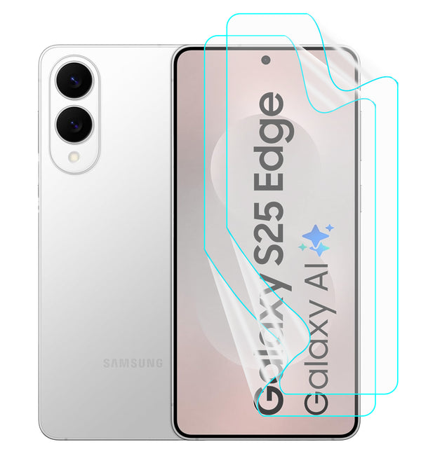 Samsung Galaxy S25 Edge Screen Protector Guard [Matte Clear] | Easy Do Film - 2 Pack [NOT TEMPERED GLASS]