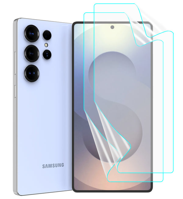 Samsung Galaxy S25 Ultra Screen Protector Guard [Matte Clear] | Easy Do Film - 2 Pack [NOT TEMPERED GLASS]