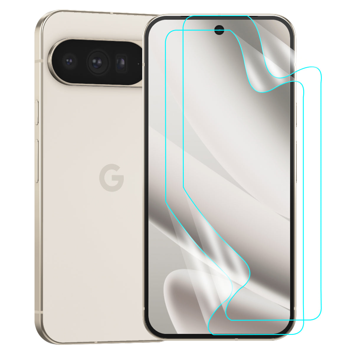 Google Pixel 10 Pro XL Screen Protector Guard [Clear] | Easy Do Film - 2 Pack [NOT TEMPERED GLASS]