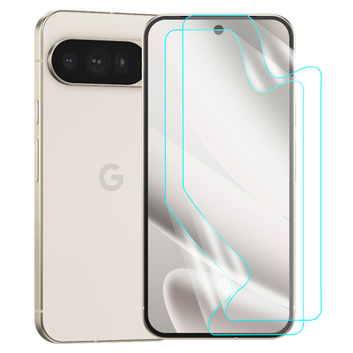 Google Pixel 10 Pro XL Screen Protector Guard [Matte Clear] | Easy Do Film - 2 Pack [NOT TEMPERED GLASS]