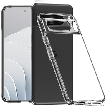 Google Pixel 8 Pro 5G Slim Back Cover Case | Frosted - Crystal Clear