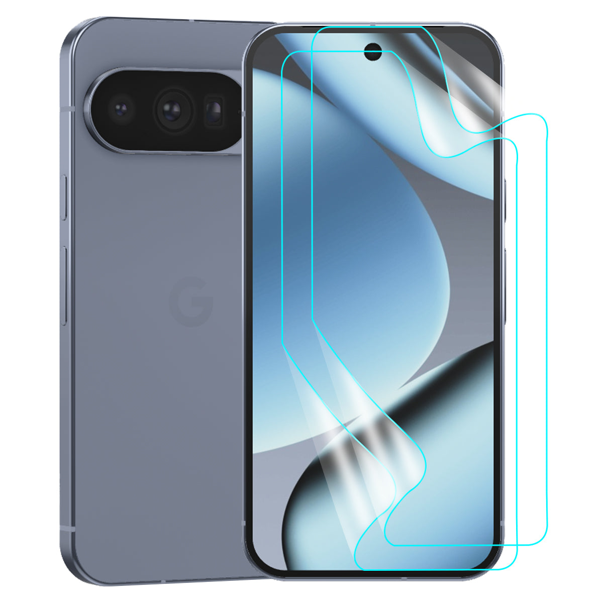 Google Pixel 10 Pro Screen Protector Guard [Clear] | Easy Do Film - 2 Pack [NOT TEMPERED GLASS]