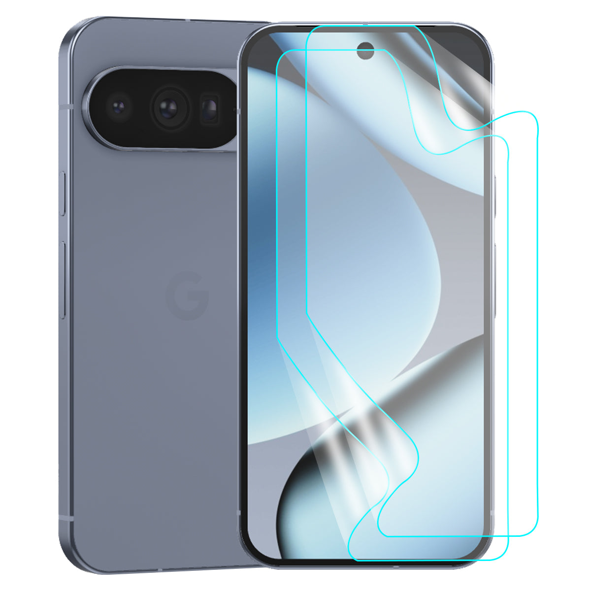 Google Pixel 10 Pro Screen Protector Guard [Matte Clear] | Easy Do Film - 2 Pack [NOT TEMPERED GLASS]