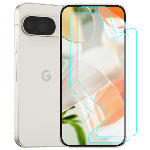 Google Pixel 9 Pro Screen Protector Guard [Matte Clear] | Easy Do Film - 2 Pack [NOT TEMPERED GLASS]