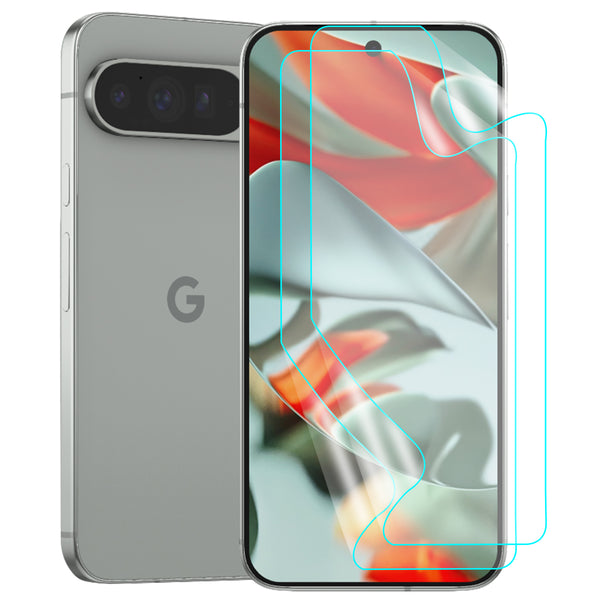 Google Pixel 9 Pro XL Screen Protector Guard [Matte Clear] | Easy Do Film - 2 Pack [NOT TEMPERED GLASS]