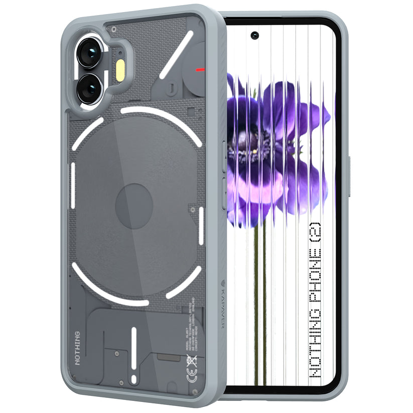 Kapaver Impulse Gray Case for Nothing Phone 2