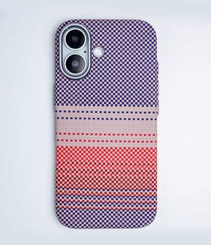 iPhone 17 Back Cover Case | Carbon Fiber Mag-X - Sunset Gray