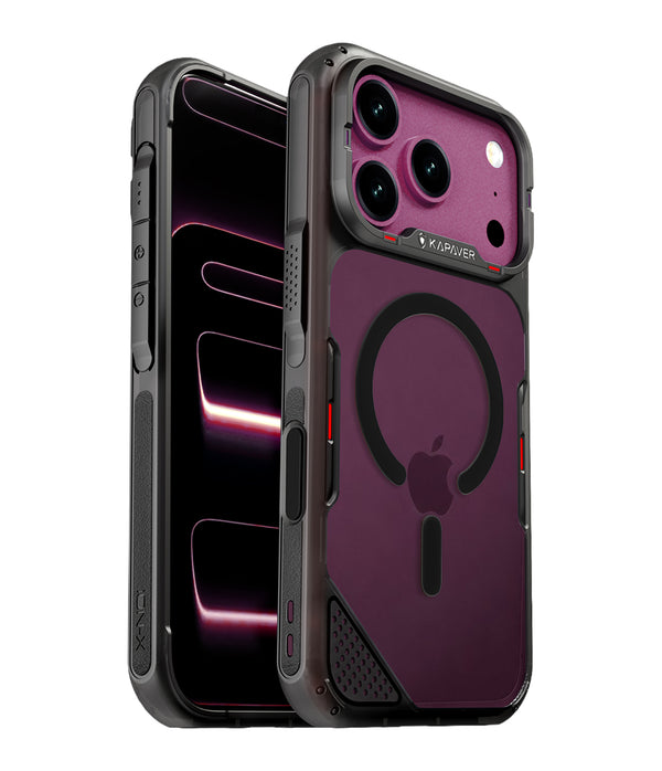 iPhone 18 Pro Back Cover Case |  iON-X Magnetic - Smoke Black