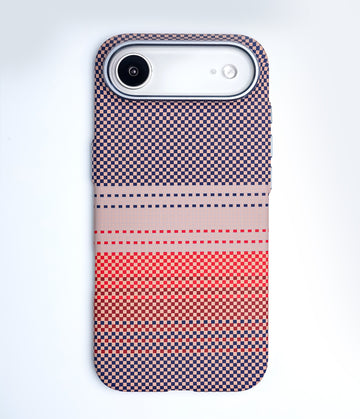 iPhone 17 Air Back Cover Case | Carbon Fiber Mag-X - Sunset Gray