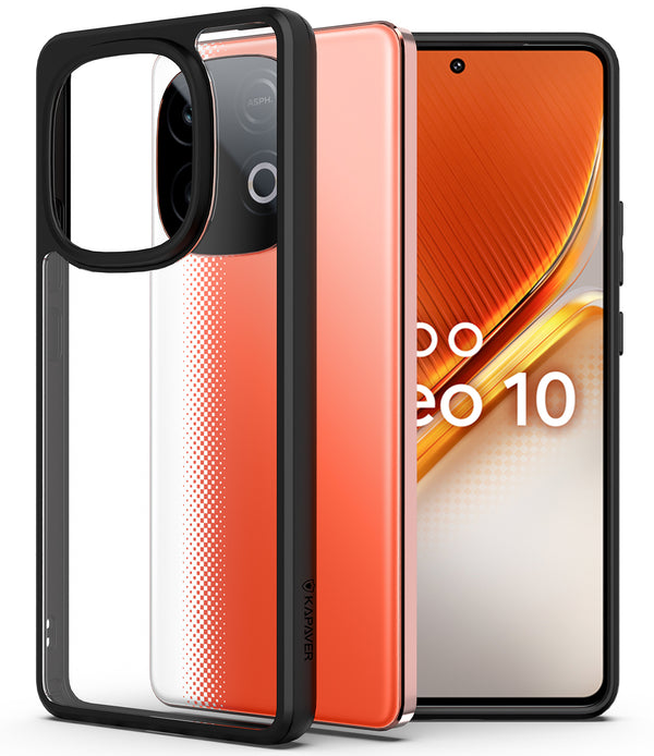 IQOO Z10 Turbo PRO 5G / IQOO Neo 10 Back Cover Case | Hybrid - Black