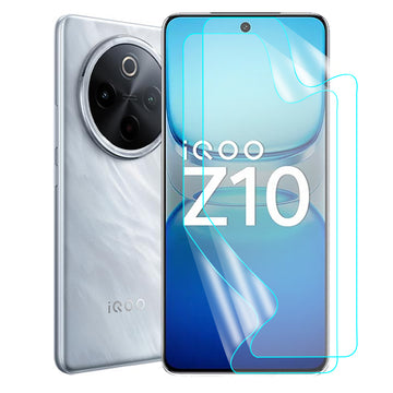 IQOO Z10 / VIVO T4 5G Screen Protector Guard [Matte Clear] | Easy Do Film - 2 Pack [NOT TEMPERED GLASS]