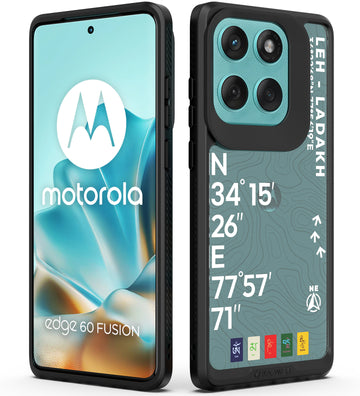 Motorola Edge 60 Fusion Back Cover Case | GPS Edition (Leh-Ladakh) Impulse - Black