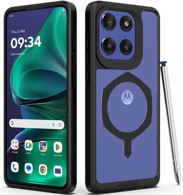 Motorola Edge 60 Stylus Back Cover Case | Mag X - Black